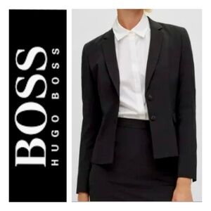 NWOT Hugo Boss Black Italian Stretch 
Wool Blazer